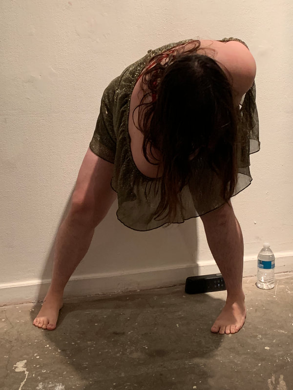 SIERRA ORTEGA in performance at Performance Anxiety, Chinatown Soup NYC | photo by Alex Sullivan.